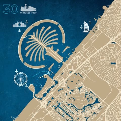 Dubai Marina Harbour launch